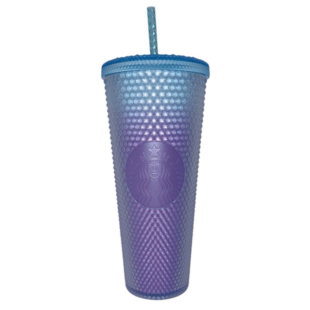 Starbucks | 2024 Ombré Periwinkle Studded Venti Tumbler Cold Cup 24oz